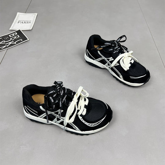 Damen sportliche Lauf-Sneaker mit dämpfender Sohlenkonstruktion und atmungsaktiver Mesh-Oberfläche R&B