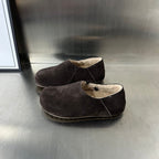 Damen Komfortable Hausschuhe aus weichem Wildleder mit kuscheligem Innenfutter R&B