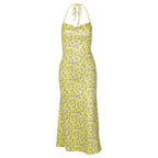 Damen Maxikleid mit floralem Muster R&B