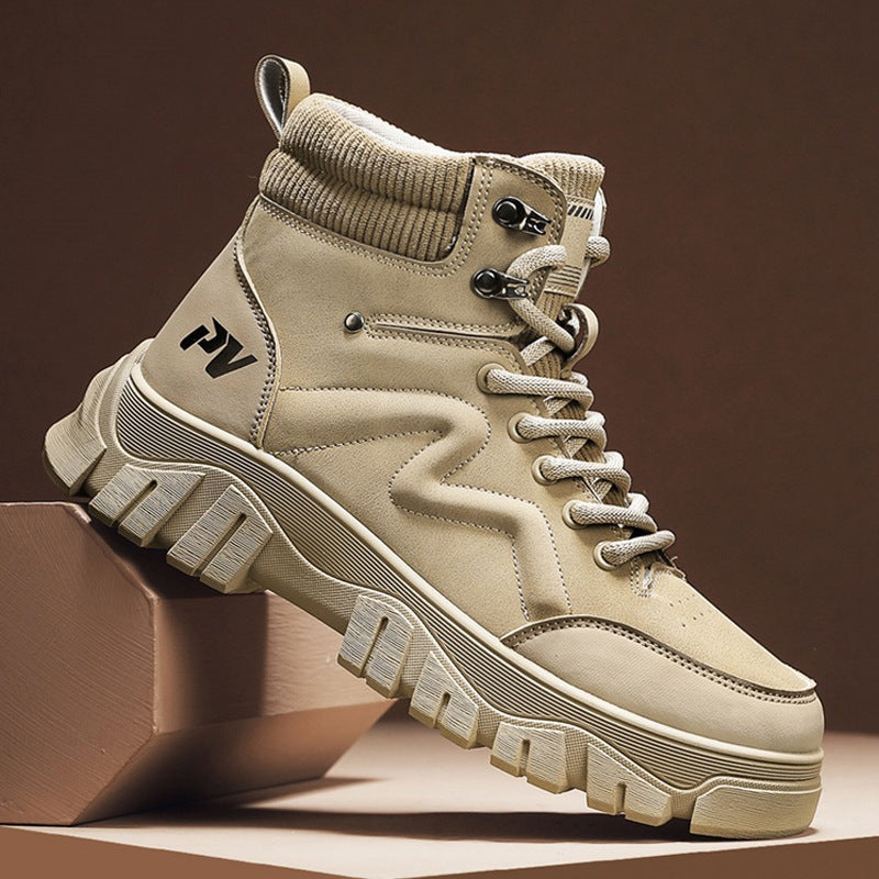 Damen Chunky High-Top Sneakers mit strapazierfähiger Sohle R&B