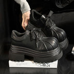 Damen Chunky Schuhe mit auffälligem Profil und robustem Obermaterial