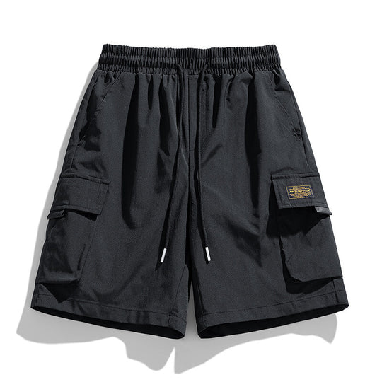Herren Cargo-Shorts mit elastischem Bund und praktischen Taschen R&B