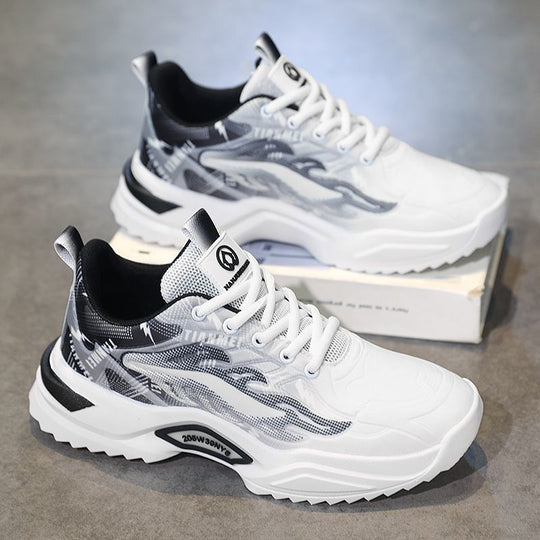 Damen Sportliche Sneakers mit modernem Grafikdesign und rutschfester Sohle R&B