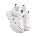 Damen Sportliche Sneakers mit elastischem Obermaterial und gepolsterter Sohle
