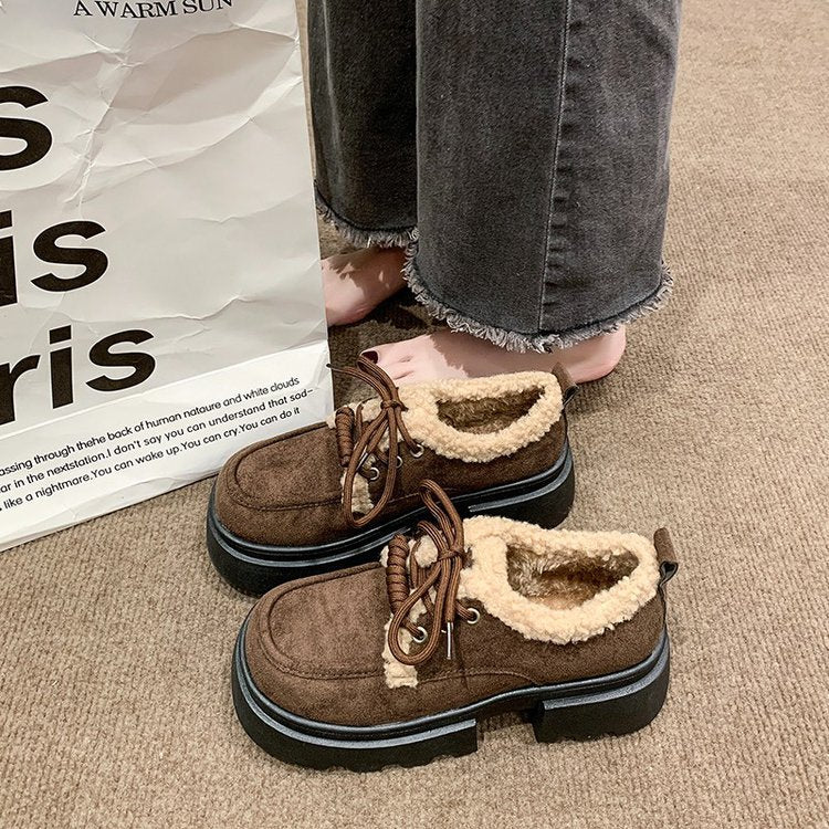Damen gefütterte Laufsohlen-Stiefeletten R&B