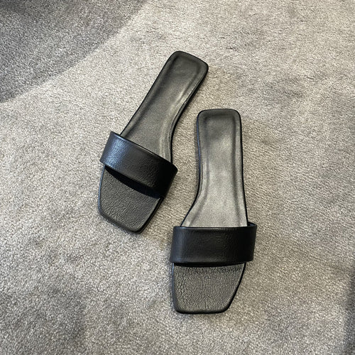 Damen Modische flache Sandalen mit komfortablem Riemendesign R&B