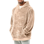 Herren kuscheliger Fleece-Hoodie R&B