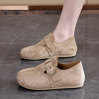 Damen Komfortable Slipper mit praktischem Klettverschluss R&B