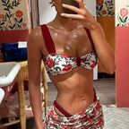 Damen Bikini-Set mit floralem Design R&B