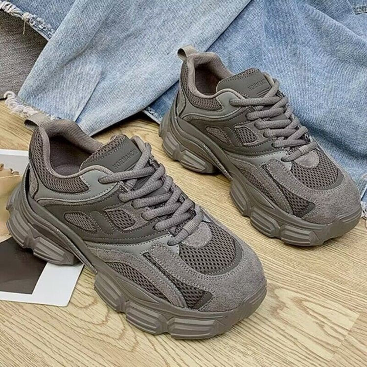 Damen Sportliche Luftige Sneaker mit dämpfender Sohle und atmungsaktivem Mesh-Obermaterial R&B
