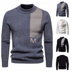Herren Hochwertiger Strickpullover mit modernem Stehkragen und strukturiertem Design