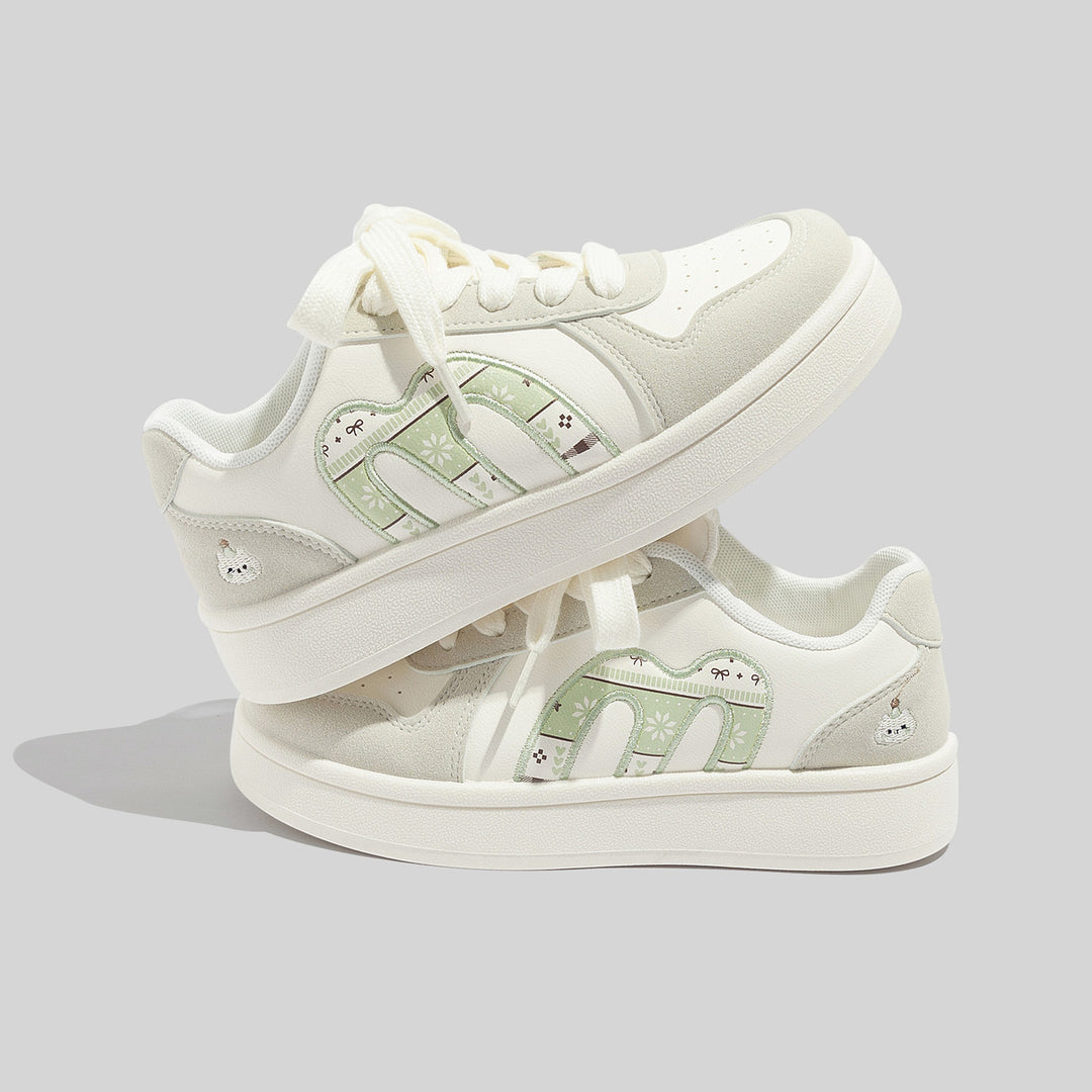Damen Trendige Sneakers mit niedlichem Tiermotiv und komfortabler Dämpfung R&B