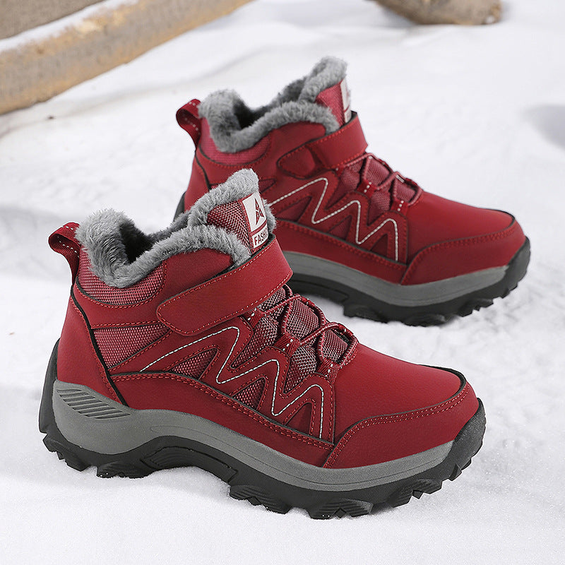Herren Winter-Wanderschuhe mit hohem Knöchelschutz und isolierendem Futter R&B