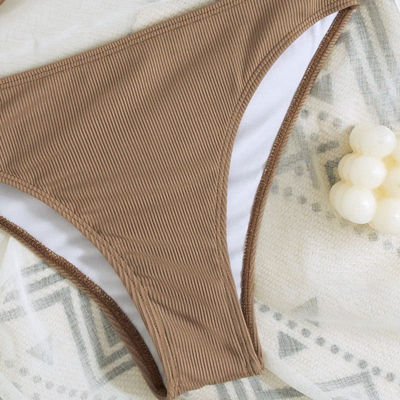 Damen Einteiliges Bademoden-Set mit asymmetrischem Trägerdesign R&B