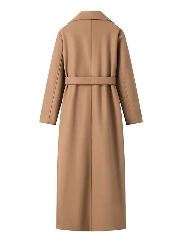 Damen Trenchcoat mit modischer Taillierung und doppelt geknöpfter Front R&B