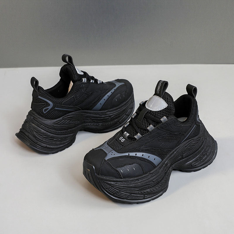 Damen Sportliche Chunky Sneakers mit überlegener Dämpfung und rutschfester Sohle R&B