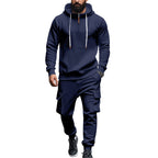 Herren Kapuzen-Sportanzug mit modernem Schnitt und praktischen Taschen R&B