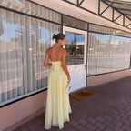 Damen Elegantes Blumendesign Kleid R&B