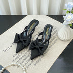 Damen Slingback-Ballerinas mit dekorativem Schleifenakzent R&B