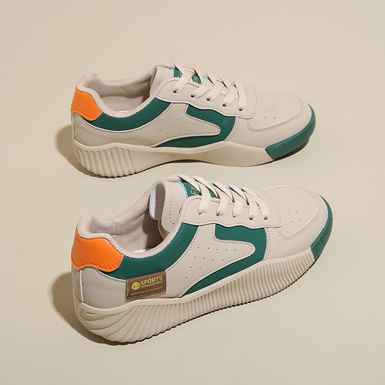 Damen Sportliche Sneakers mit rutschfestem Profil und atmungsaktiver Oberflächenstruktur R&B
