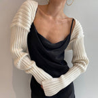 Damen Cardigan mit grob gestricktem Design R&B
