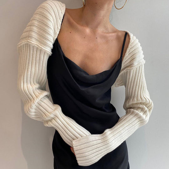 Damen Cardigan mit grob gestricktem Design R&B