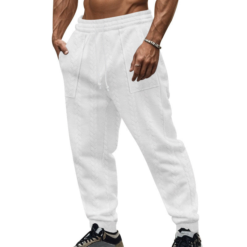 Herren bequeme Freizeithose mit innovativem Kordelzug und zwei praktischen Taschen R&B