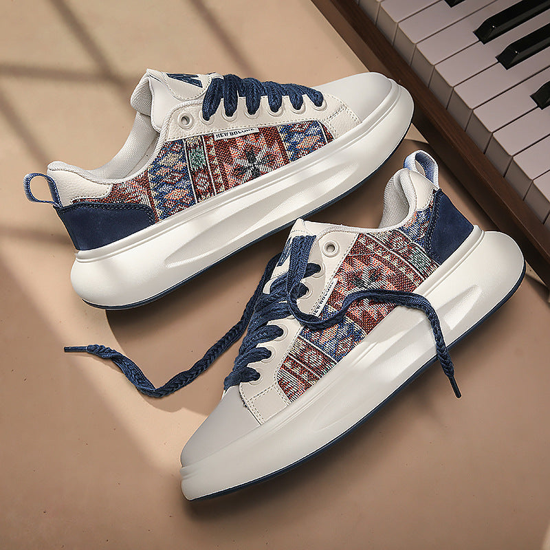 Damen Freizeit Sneaker mit modischer Textil-Oberfläche und bequemer Dämpfung R&B