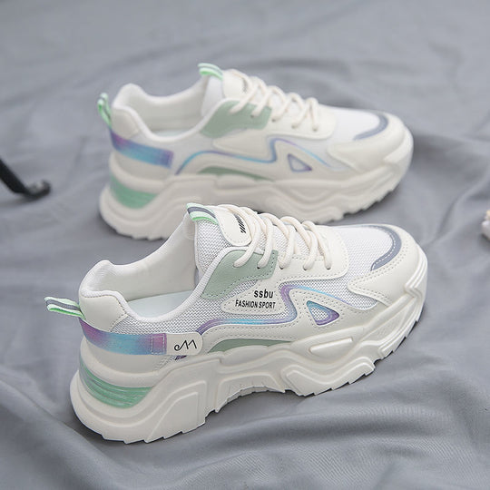 Damen Sportliche Sneakers mit atmungsaktivem Obermaterial und gepolsterter Sohle R&B