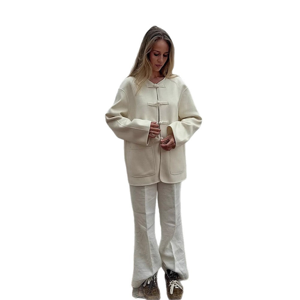Damen innovative Wolljacke R&B