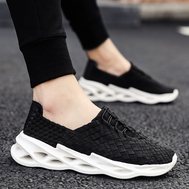 Damen Sportliche Slip-On Sneakers mit flexiblem Design und atmungsaktiver Obermaterialtechnologie R&B