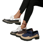 Damen Bootsschuhe mit robustem Sohlendesign und klassischem Schnürsystem R&B