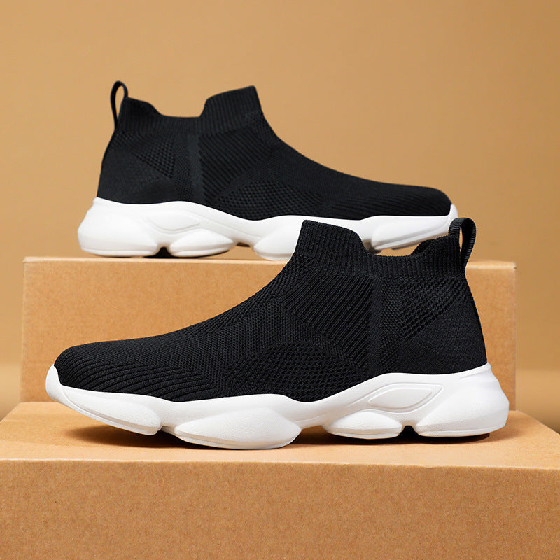 Damen Sportliche Strick-Sneaker mit funktionalem Sohlenprofil R&B