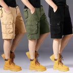 Herren Cargo-Shorts mit einer Vielzahl von praktischen Taschen und verstellbarem Bund
