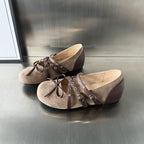Damen elegante Mokassins mit modischem Schnallenverschluss und raffiniertem Design R&B