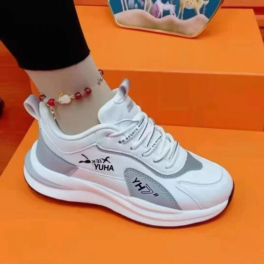 Damen Modische Fitness-Sneaker mit gepolsterter Sohle und atmungsaktivem Obermaterial R&B