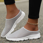 Damen Atmungsaktive Slip-On Sport-Schuhe mit flexiblem Netzdesign