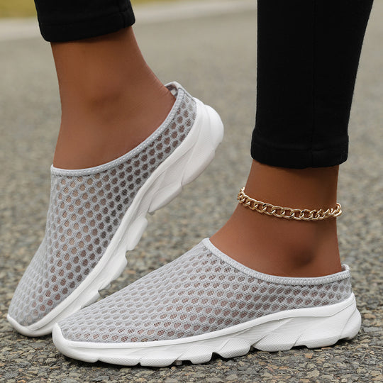 Damen Atmungsaktive Slip-On Sport-Schuhe mit flexiblem Netzdesign R&B
