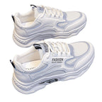 Damen Sportliche Sneakers mit atmungsaktivem Obermaterial und dämpfender Sohle R&B