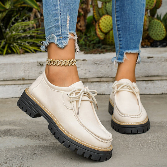 Damen Robuste Comfort-Schnürschuhe R&B
