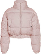 Damen gesteppte Winterjacke mit Kapuze R&B