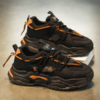 Damen Sportliche Chunky Sneakers mit atmungsaktiver Oberflächenstruktur und rutschfester Sohle R&B