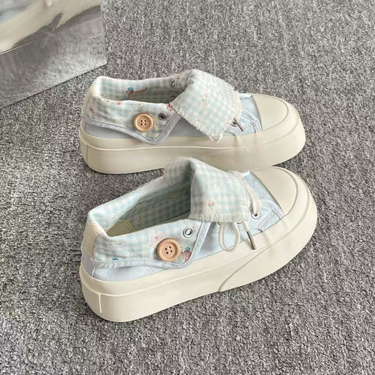 Damen Sneaker mit raffiniertem Klappdesign und weichem Innenfutter R&B