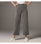 Damen Weitgeschnittene Stoffhose mit eleganten Details R&B