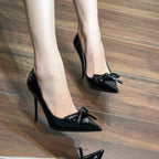 Damen elegante High Heels mit Schleifenakzent R&B