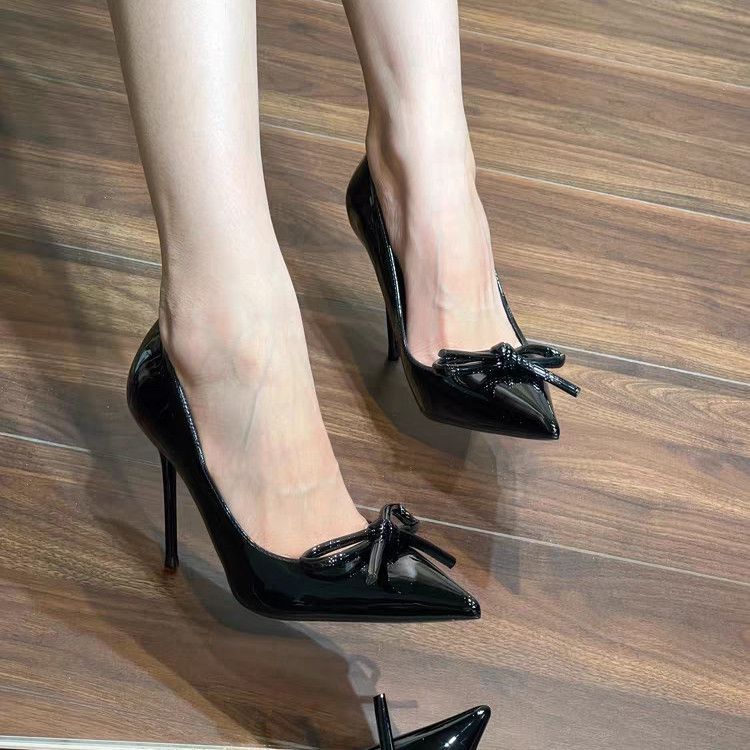 Damen elegante High Heels mit Schleifenakzent R&B