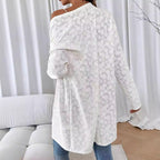 Damen Elegante Cardigan mit floralen Motiven R&B