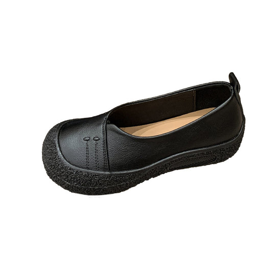 Damen komfortable Slip-On Halbschuhe mit rutschfester Sohle R&B