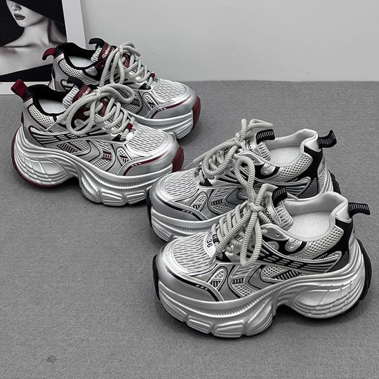Damen Modische Chunky Sneakers mit innovativer Dämpfungstechnologie R&B
