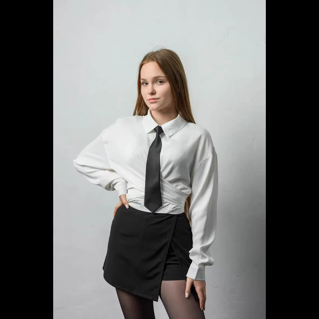 Bikerjacke Damen mit asymmetrischem Reißverschluss